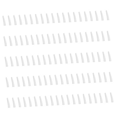 BIUDECO 100pcs Nipper Cover Tweezer Protective Cap Silicone Material Dead Skin Tweezers Cover Injured Prevention