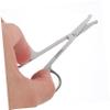 HAPINARY 2pcs Facial Hair Scissors for Precision Trimming of Eyebrows Nose Hair Beard Rounded Tip Design for Safe Grooming view 3