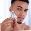 Beatifufu Manual Beard Shaver Safety Razor Durable Shaving Tool for Smooth Comfortable Trim Classic Design Reusable Double Edge Blades for Travel and Everyday Use view 2