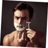 BIUDECO Men's Manual Shaving Razor Metal Scraper Double Safety Razor Beard Trimmer Shaving Tool Brush view 4