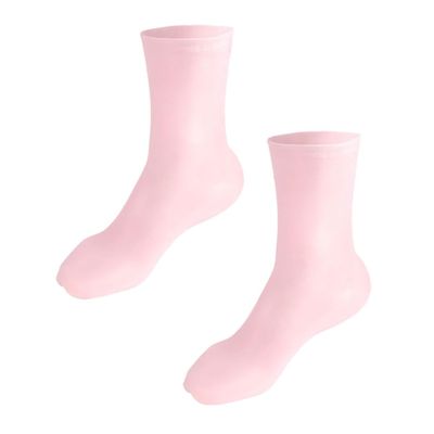 Beatifufu Moisturizing Foot Socks for Women Pedicure Socks Ankle Foot Care Long for Dry Cracked