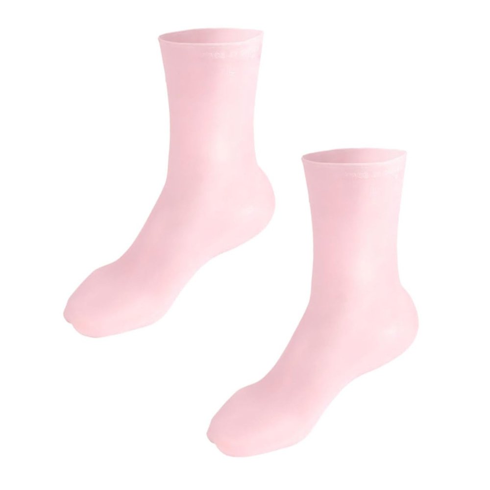 Beatifufu Moisturizing Foot Socks for Women Pedicure Socks Ankle Foot Care Long for Dry Cracked