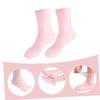 Beatifufu Moisturizing Foot Socks for Women Pedicure Socks Ankle Foot Care Long for Dry Cracked view 3