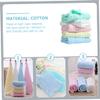 BIUDECO 5pcs Cotton Newborn Facial Towels Boy Girl Soft Face Towels Essential Supplies view 4