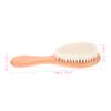 AUTSUPPL 1pc Bathing Brush for Hair Clipping Brush Solid Wood Handle for Gentle Detangling and Cradle Cap Care view 2