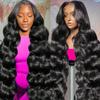 13x6 HD Lace Front Wigs Human Hair Body Wave Lace Front Wigs for Black Women Glueless Wigs Human Hair Pre Plucked with Baby Hair 200 Density Brazilian Human Hair Wig Natural Color 20 Inch view 1