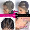 13x6 HD Lace Front Wigs Human Hair Body Wave Lace Front Wigs for Black Women Glueless Wigs Human Hair Pre Plucked with Baby Hair 200 Density Brazilian Human Hair Wig Natural Color 20 Inch view 3