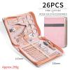AFPSDLFJDLS Stainless Steel Manicure Set Pedicure Scissor Nail Cutter Cuticle Nipper Dead Skin Pliers Tool with Case Kit(D) view 2