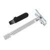 NOLITOY Manual Beard Shaver Metal Scraper Brush Safety Razor for Men Double Sided Facial Razor Shaving Knife view 1