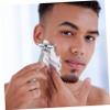 NOLITOY Manual Beard Shaver Metal Scraper Brush Safety Razor for Men Double Sided Facial Razor Shaving Knife view 4