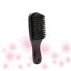 FRCOLOR Comb Set Beard Grooming Kit Boars Hair Brush Beard Comb Mustache Brush Wooden Handle for Men view 2