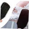 FRCOLOR Comb Set Beard Grooming Kit Boars Hair Brush Beard Comb Mustache Brush Wooden Handle for Men view 3