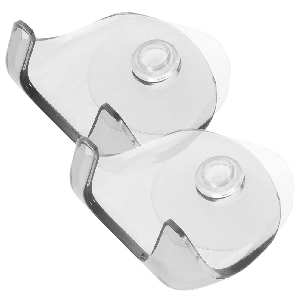 FOYTOKI 2pcs Razor Holder for Shower Suction Cup Razor Rack Wall-mounted Hanger Bathroom Organizer Fusion Holder