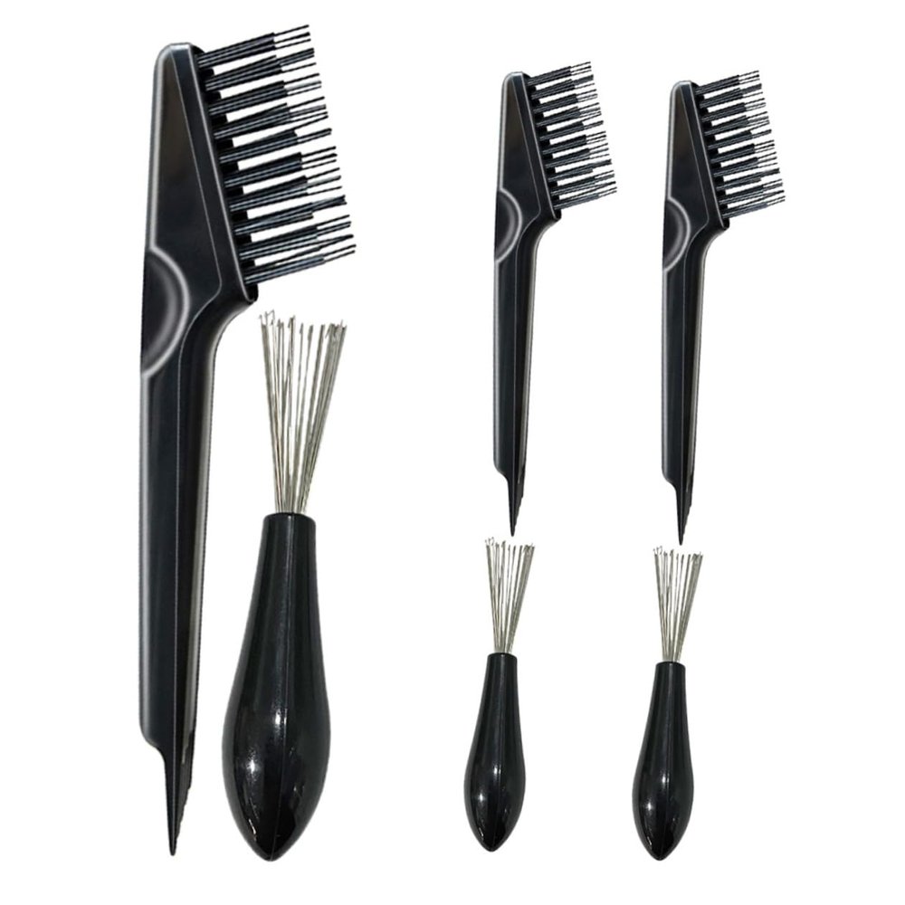 Gogogmee 6pcs Hair Brush Cleaner Tool Durable Comb Cleaning Rake for Effortlessly Removing Compact Design for Home Salon Use