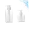2Pcs Refillable Travel Bottle Pump Dispenser Set for Shampoo 250ml 450ml view 4