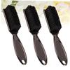 IWOWHERO 3pcs Men s Beard Brush Portable Bristles Beard Cleaning Tool Professional Haircutting Accessory for Grooming Bearded Men Random Color view 4