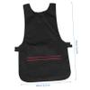 Gogogmee Black Barber Apron Protective Uniform for Barbers and Stylists Essential Salon Supplies for Hairdressers and Cosmetologists view 2