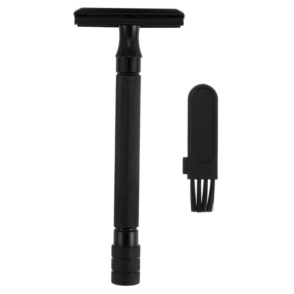 OHPHCALL Safety Razor Premium Double Edge Razor Eco-friendly Metal Shaving Tool for Men and Women Ergonomic Grip Resistant Easy Blade Replacement Facial Grooming Essential