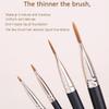 4-Piece Concealer Brush Set  Soft Nylon Bristles with Wooden Handles for Precision Blending & Smooth Coverage (Black) view 2