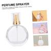 3Pcs 25ml Empty Glass Perfume Bottle, Golden Leak-Proof Refillable Sprayer view 3