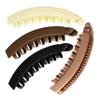 HAPINARY 4pcs Banana Hair Clips for Curly Hair Matte Ponytail Claw Clips for Women Fine Thin Styling view 1