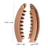 HAPINARY 4pcs Banana Hair Clips for Curly Hair Matte Ponytail Claw Clips for Women Fine Thin Styling view 2
