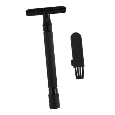 BIUDECO Manual Shaver Classic Double Safety Razor for Men Reusable Razor Brush Included