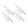 NULYLU 4pcs Multifunctional Nail Oil Brush Pens Twistable Eyebrow Growth Liquid Storage Ergonomic Design for Easy Application for Manicure and Cuticle Care view 1