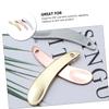 FOYTOKI 3pcs Zinc Alloy Makeup Spatula for Facial Cream Eye Cream Application Easy to Clean Design and Colors view 4