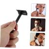 Mikinona Safety Razor Reusable Double Facial Razor for Women Men Eco Friendly Beard Shaver Brush Comfortable Handle view 3