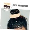 BIUDECO Dorable Hair Accessory Hair Bun Donut Hair Bun Maker for Hair Soft Material for Comfort Styling Tool for Occasions view 4