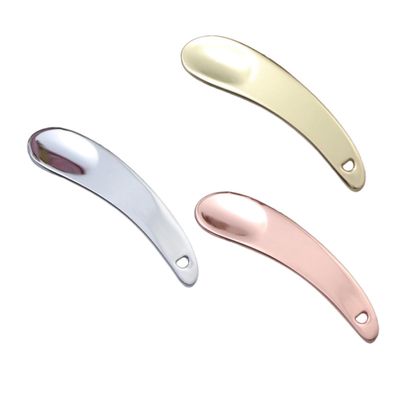 Beatifufu 3pcs Facial Cream Scoop Zinc Alloy Eye Cream Spoons for Precise Application Makeup Spoons for Beauty Products Convenient and Hygienic Cosmetic Tools Gold Silver and Rose Gold