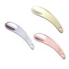 Beatifufu 3pcs Facial Cream Scoop Zinc Alloy Eye Cream Spoons for Precise Application Makeup Spoons for Beauty Products Convenient and Hygienic Cosmetic Tools Gold Silver and Rose Gold view 1