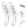 FRCOLOR 2pcs Stainless Steel Eyelash Comb Eyebrow Brush Portable Makeup Tool for Precise Lash Separation and Grooming for Routine and Travel view 4