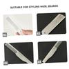 IWOWHERO Stainless Steel Folding Beard Comb Fine Tooth Men's Styling Brush Portable Travel Mustache Accessory Groomsmen view 3