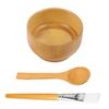 FRCOLOR 3pcs Face Mask Mixing Bowl Set Spoon and Brush Cosmetic Tools for Skin Care and Spa Use Lightweight and Reusable view 1
