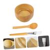 FRCOLOR 3pcs Face Mask Mixing Bowl Set Spoon and Brush Cosmetic Tools for Skin Care and Spa Use Lightweight and Reusable view 4