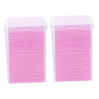 400pcs Cotton Glue Bottle Cleaning Wiper for Beauty Salons