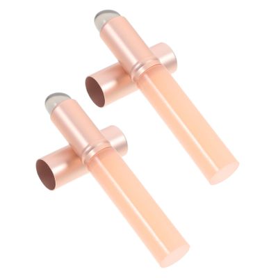 OHPHCALL 2pcs Silicone Lip Brush Applicator Soft Silicone Lipstick and Lip Balm Tool for Makeup Portable and Easy to Use for Daily and Professional Makeup Applications