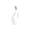 FOYTOKI 2pcs Eyebrow Lash Dual-purpose Comb Lash Separator Brush Stainless Steel Tooth Wide Tooth Comb for Curly Hair view 2