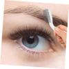 FOYTOKI 2pcs Eyebrow Lash Dual-purpose Comb Lash Separator Brush Stainless Steel Tooth Wide Tooth Comb for Curly Hair view 4