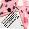 FRCOLOR 5pcs Scalloped Lash Brush Eyebrow Brush Mascara Fan Lash Separator Tool Makeup view 4