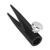 FOYTOKI Shape Pencil Sharpener Eyebrow Eyeliner Sharpening Tool Double-Sided U-Shape for Travel Outdoor Use view 1