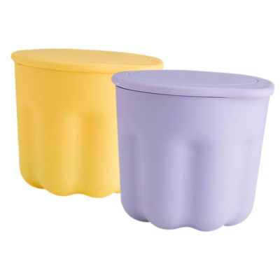 FRCOLOR 2sets Silicone Makeup Brush Cleansing Bowl Makeup Brush Cleaner Kit Cleaning Pad Vanity Organizer Cleaning Box