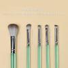5 PCS Premium Makeup Brush Set Foundation Blending Brush Eye Shadow Facial Powder Blush Concealer Highlight Makeup Beauty Tools Flat Top Kabuki Brush view 4