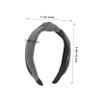 Healeved 2pcs Knot Headbands for Women Stylish Pu Leather Wide Headpiece for Outdoor Activities Festivals Daily Wear Versatile Hair Accessories view 2