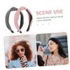 Healeved 2pcs Knot Headbands for Women Stylish Pu Leather Wide Headpiece for Outdoor Activities Festivals Daily Wear Versatile Hair Accessories view 4