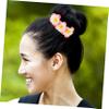 Beatifufu 4pcs Women Hair Side Combs Plumeria Flower Hair Combs Decorative Accessories for Girls Girls Clips view 4