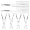 FRCOLOR 10pcs Silicone Makeup Brush Set Lip Brush Applicator Cover for Lip Gloss Applicators view 1