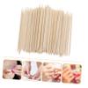 FOYTOKI 300pcs Wooden Nail Sticks for Manicure Pedicure Multifunctional Double-headed Tools for Nail Art Clean Cuticles Polish Removal for Professionals Personal Use view 4